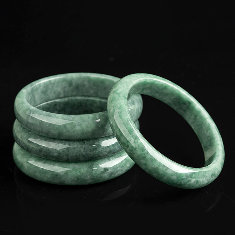 Natural Jade Luck Wealth Bangle Bracelet