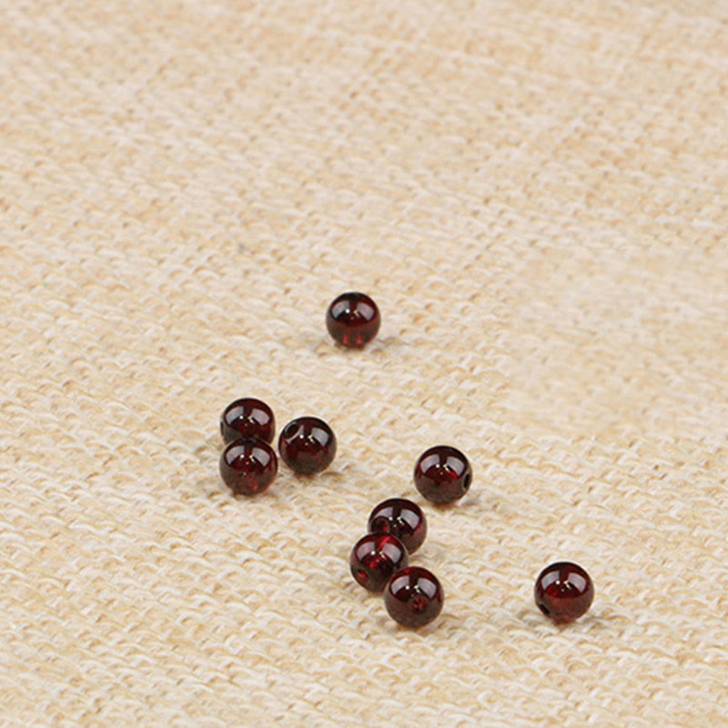 Natural Garnet Strawberry Quartz Calm Bracelet