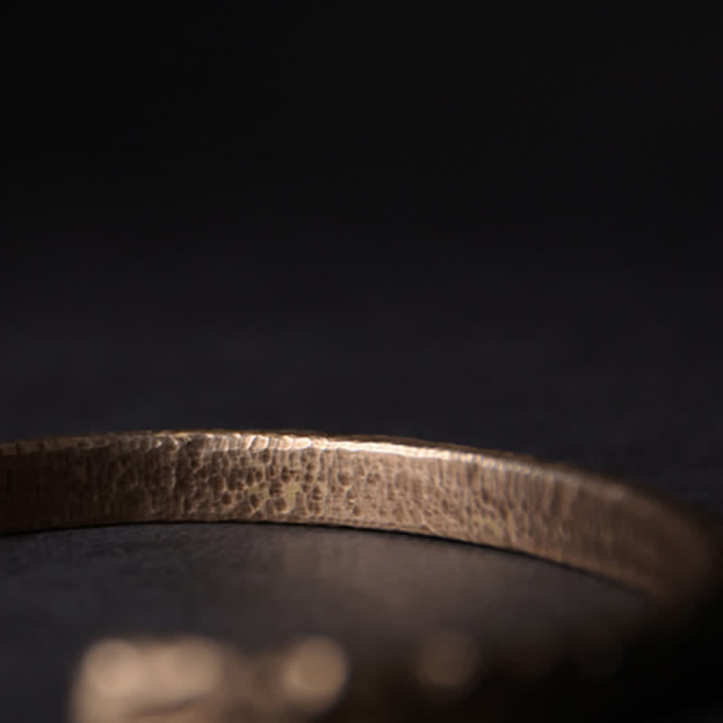 Simple Design Copper Wealth Cuff Bracelet