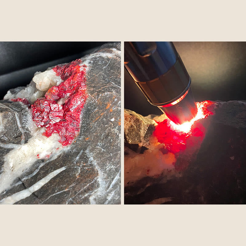 Natural Cinnabar Mountain Ghosts Spend Money Bagua Blessing Necklace Pendant Key Chain