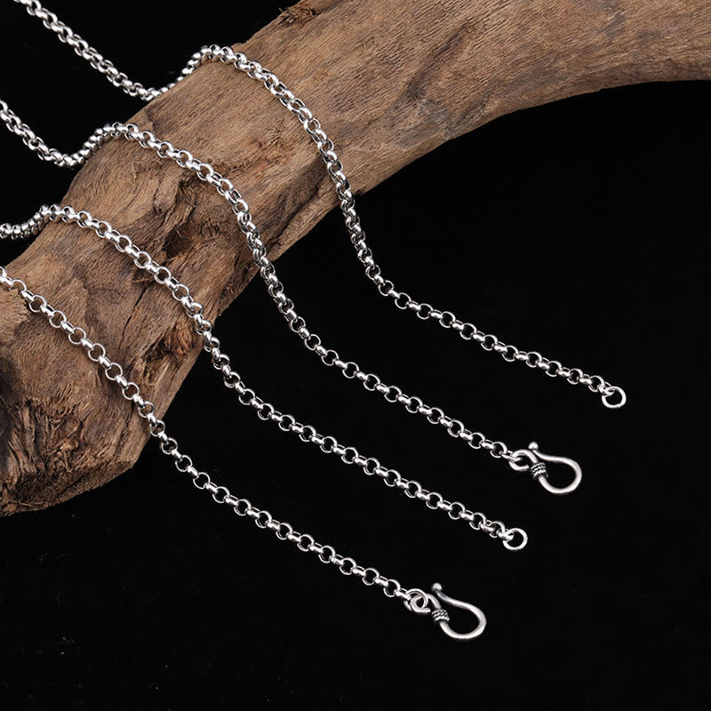 925 Sterling Silver Zakiram Goddess of Wealth Dorje Vajra Spiritual Necklace Pendant