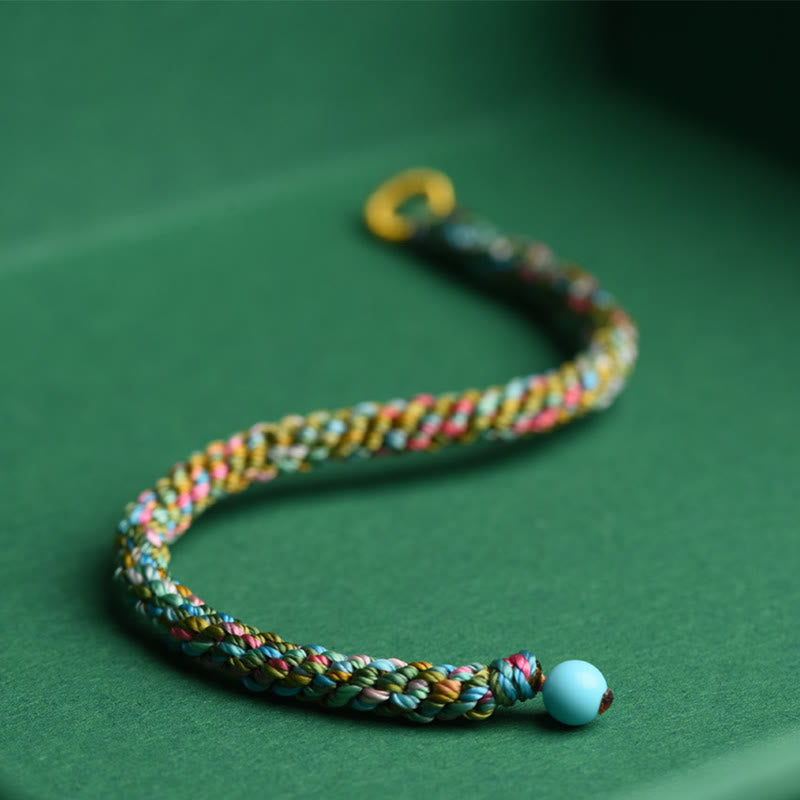Colorful Rope Luck Handcrafted Braided Child Adult Bracelet