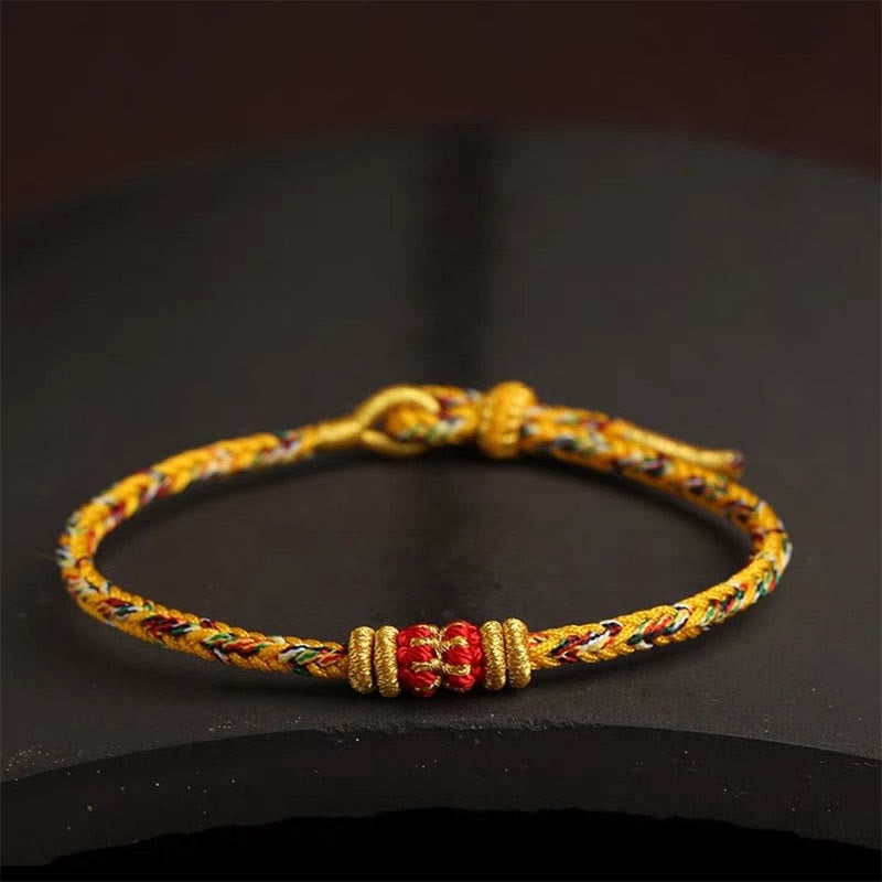 Handmade Colorful Rope King Kong Knot Braided Luck Bracelet