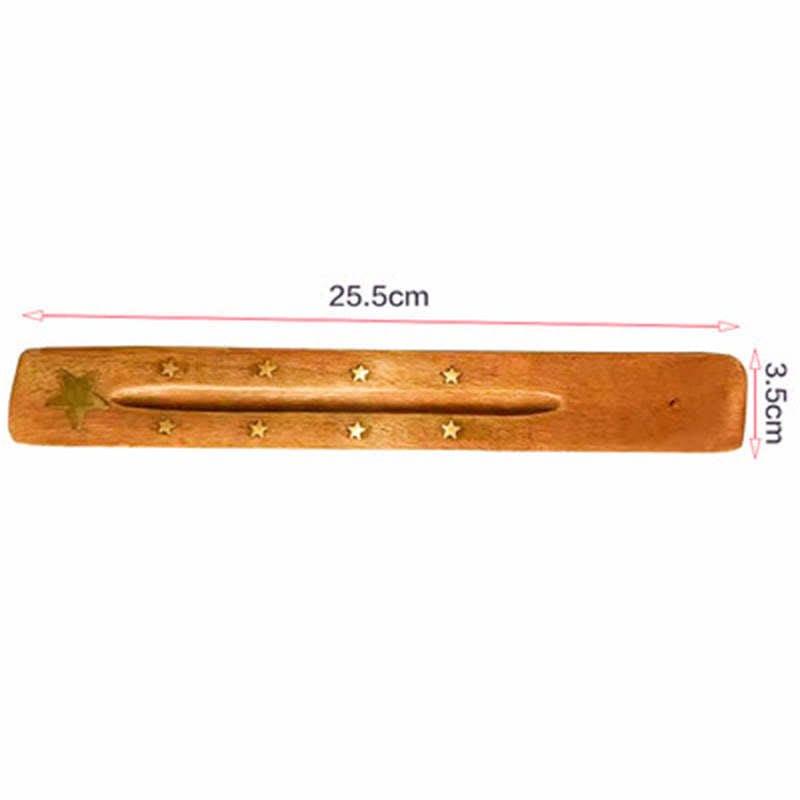 Handmade Wood Incense Burner Decoration (Random Type)