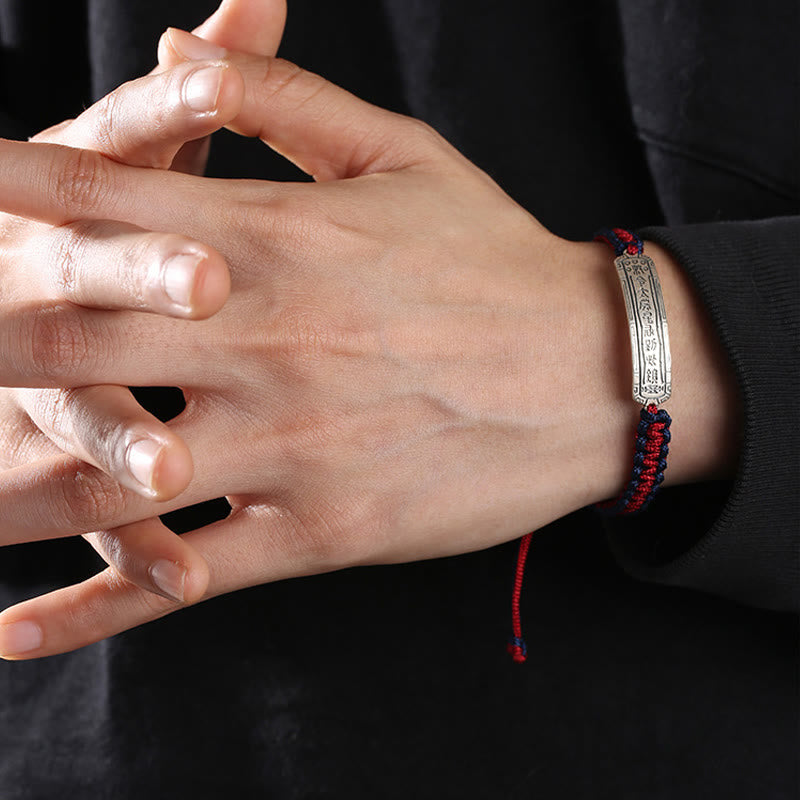 925 Sterling Silver Peace Amulet Protection Bracelet