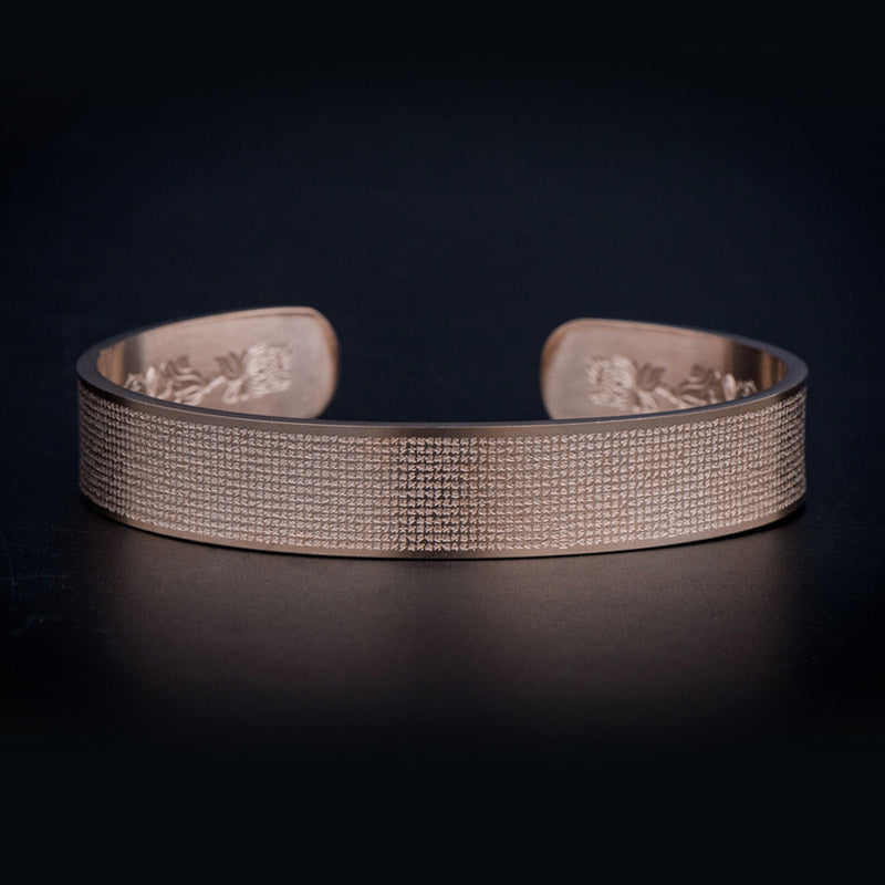 Shurangama Mantra Engraving Titanium Steel Blessing Bracelet