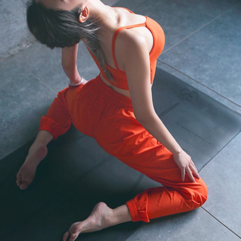 High Waist Fitness Yoga Sports Jogger Track Pants With Pockets Sweatpants