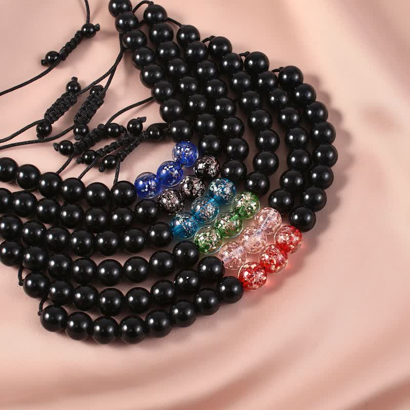 Black Obsidian Luminous Glowstone Strength Bracelet