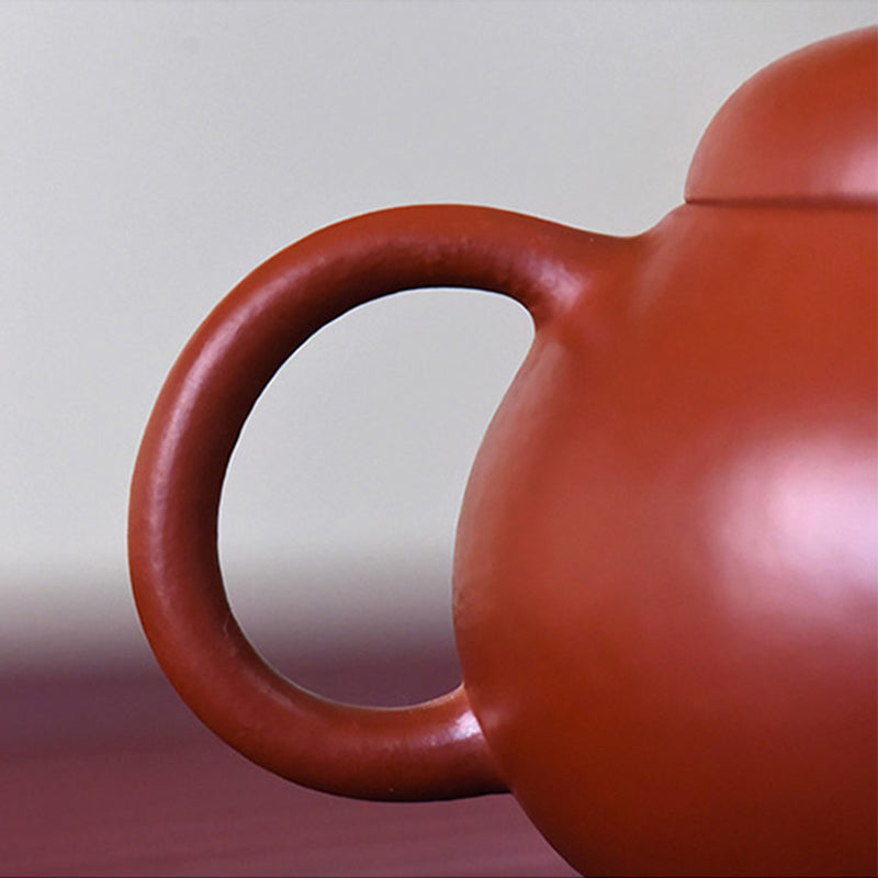 Yixing All Handmade Wen Dan Brown Purple Clay Kung Fu Teapot
