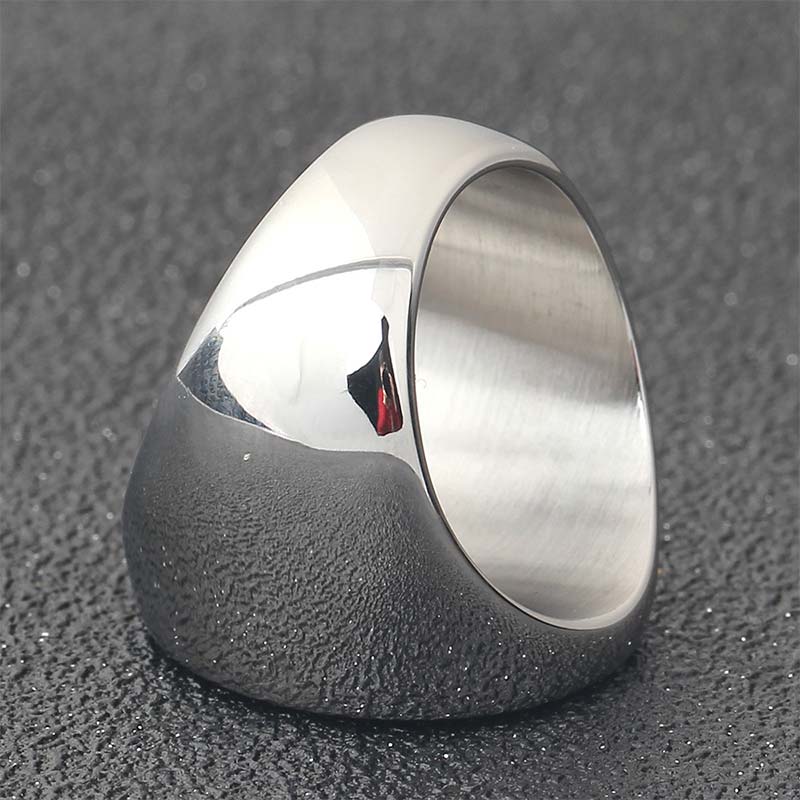 Titanium Steel 12 Constellations Zodiac Bagua Rotating Band Ring