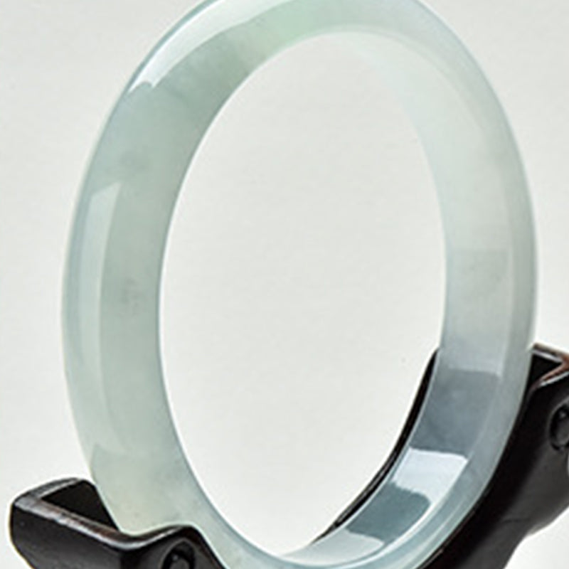 Natural Jade Prosperity Wealth Luck Bangle Bracelet