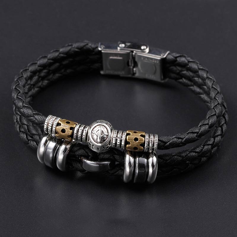 Hematite Grounding Bead Bracelet with 12 Zodiac Constellation Charms