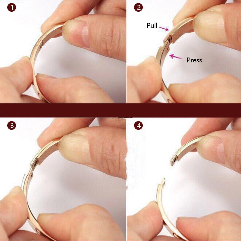 Titanium Steel Blessing Bracelet Bangle