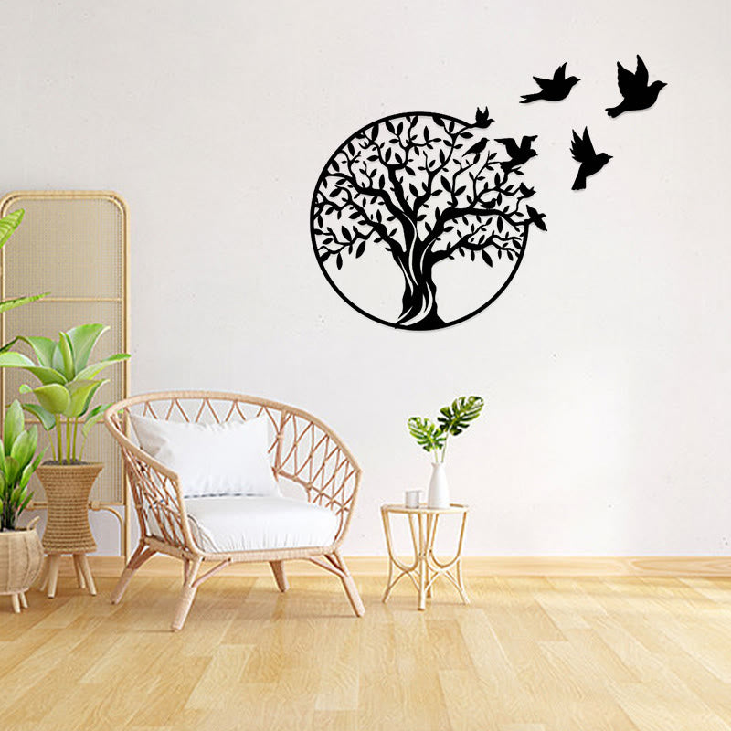 Tree of Life Birds Sign Housewarming Gift Unity Wall Art