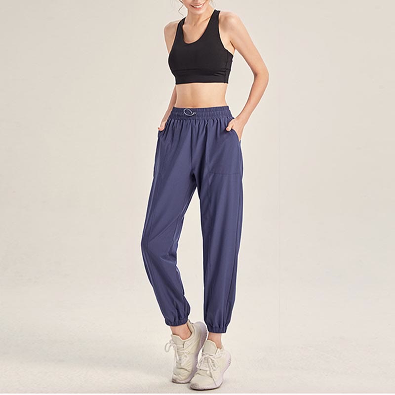 Fitness Yoga Sports Track Pants With Pockets
