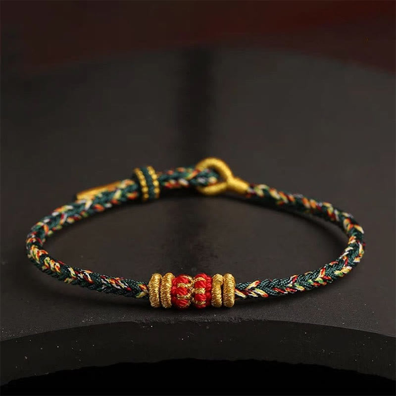 Handmade Colorful Rope King Kong Knot Braided Luck Bracelet