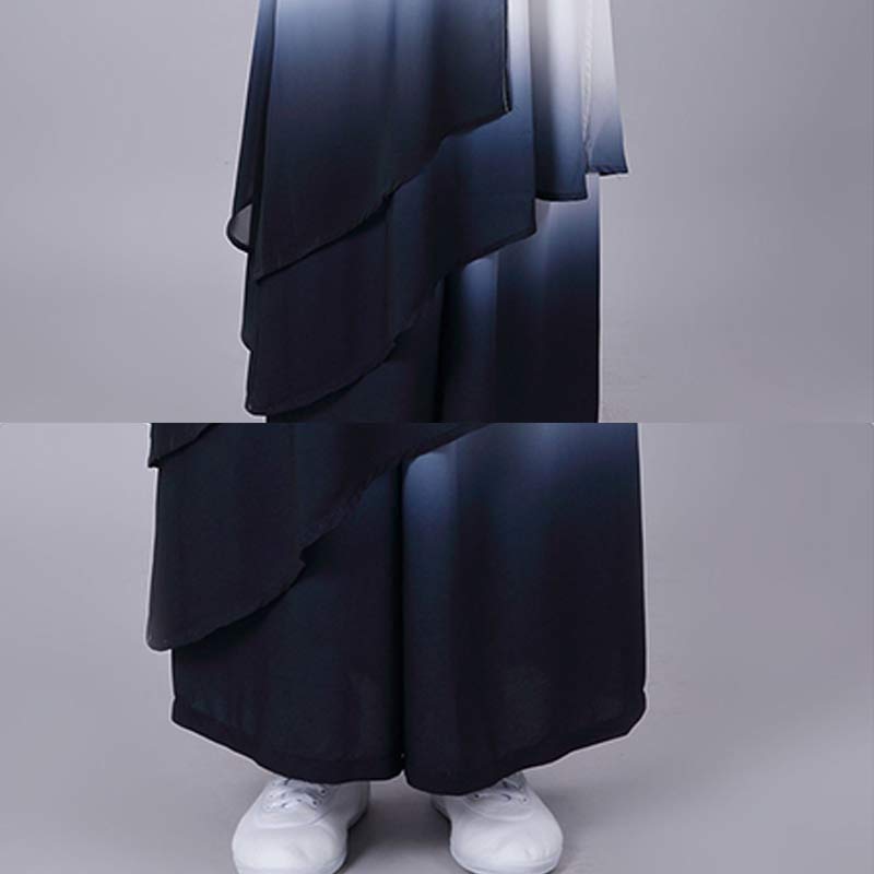 Handcrafted Silk-Linen Gradient Flow Meditation and Tai Chi Set