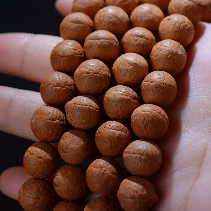 Handmade Nepal 108 Bodhi Seed Mala Tassel Bracelet