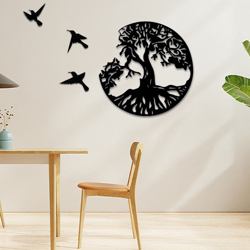 Tree of Life Birds Creation Wall Art
