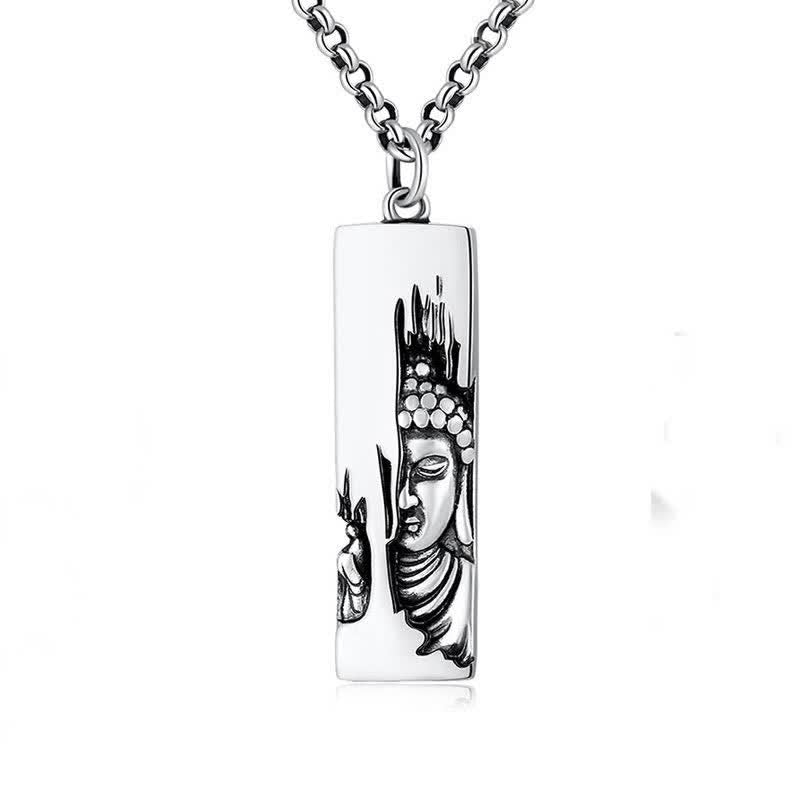 Tathagata Buddha Strength Protection Amulet Lucky Pendant Necklace