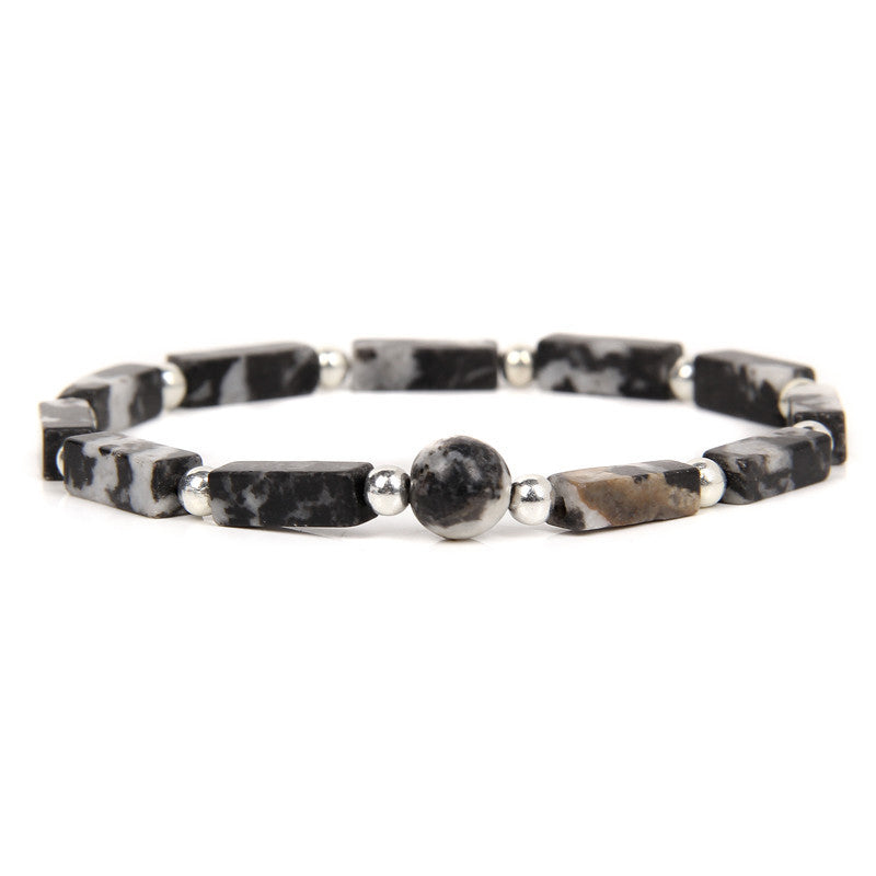 Natural Crystal Amethyst Tiger Eye Spiritual Balance Bracelet