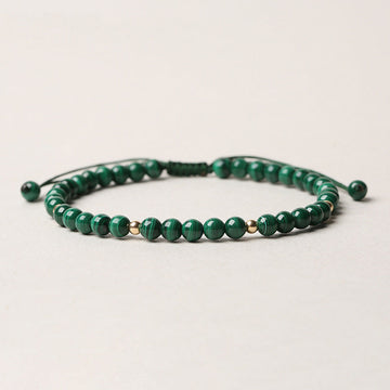 Natural Malachite Protection Calmness String Bracelet