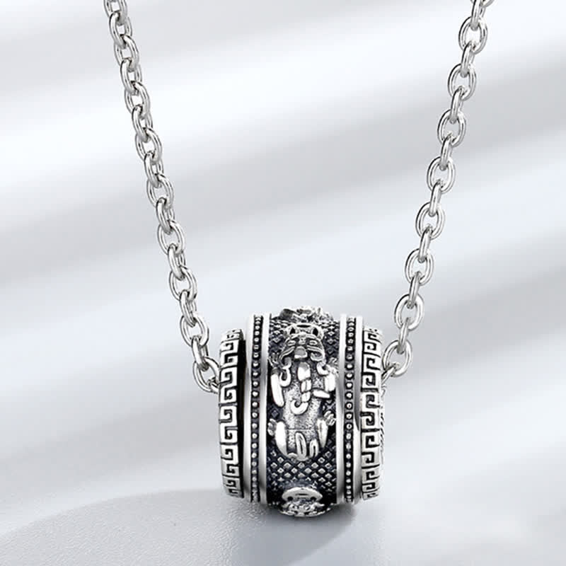 PiXiu Luck Wealth Rotatable Necklace Pendant