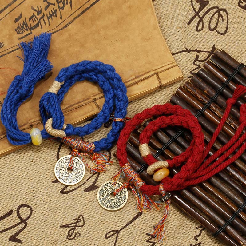Mountain Ghosts Spend Money Ward Off Evil Spirits Handmade Bracelet