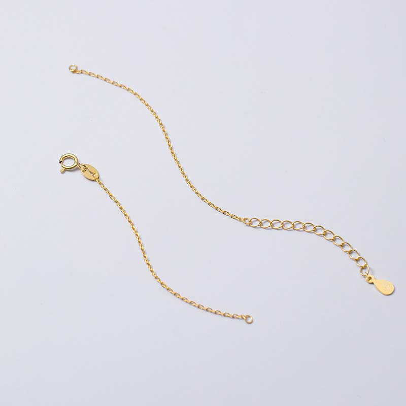 925 Sterling Silver Semi-finished Chain Blessing Bracelet