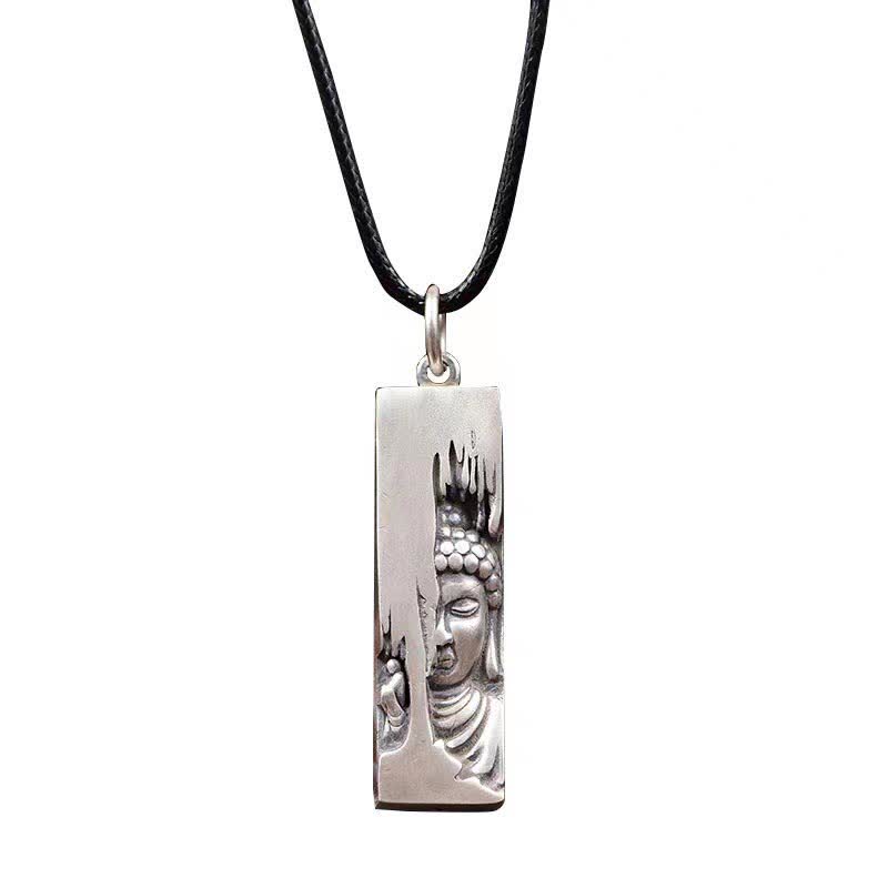 Tathagata Buddha Strength Protection Amulet Lucky Pendant Necklace
