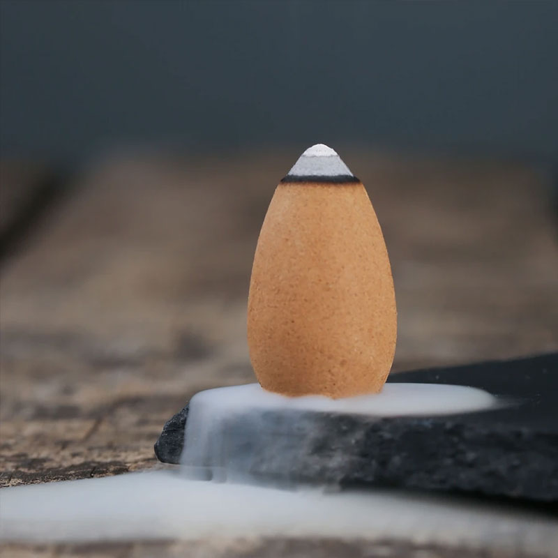Zen Buddha and Lotus Bergamot Healing Ceramic Incense Burner