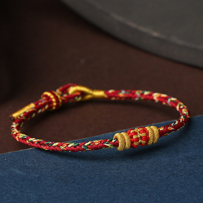 Handmade Colorful Rope King Kong Knot Braided Luck Bracelet