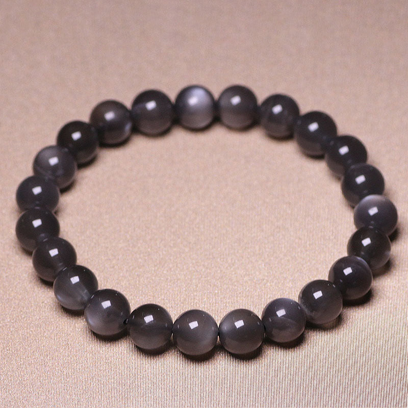 Natural Moonstone Beaded Bracelet for Emotional Harmony & Growth