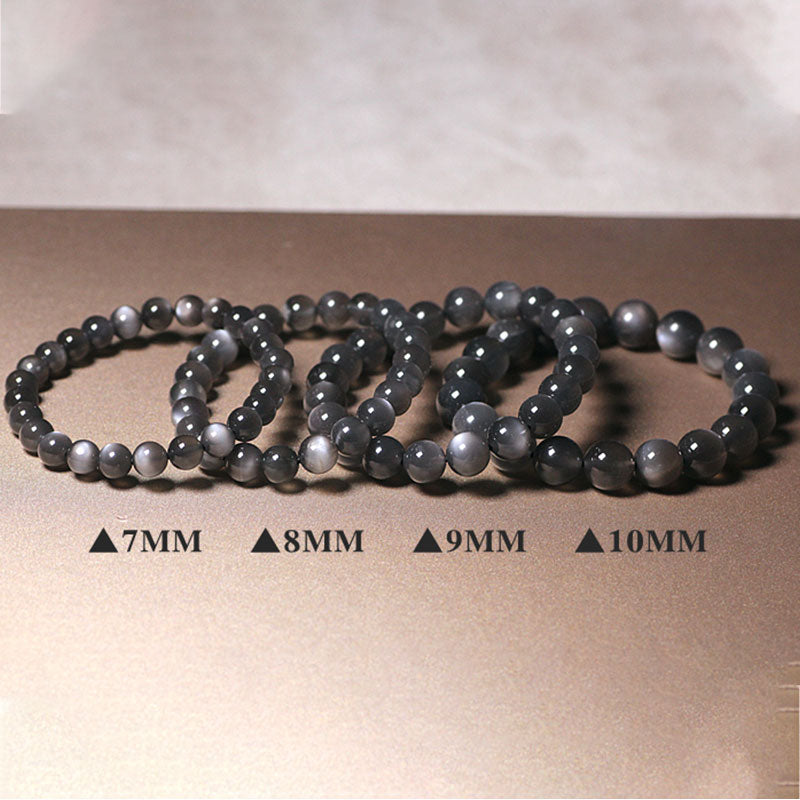 Natural Moonstone Beaded Bracelet for Emotional Harmony & Growth