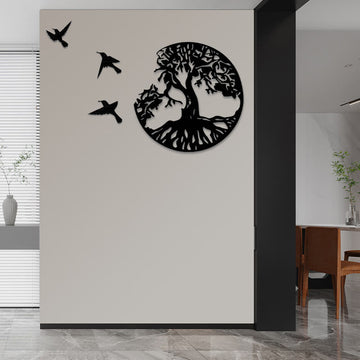 Tree of Life Birds Creation Wall Art