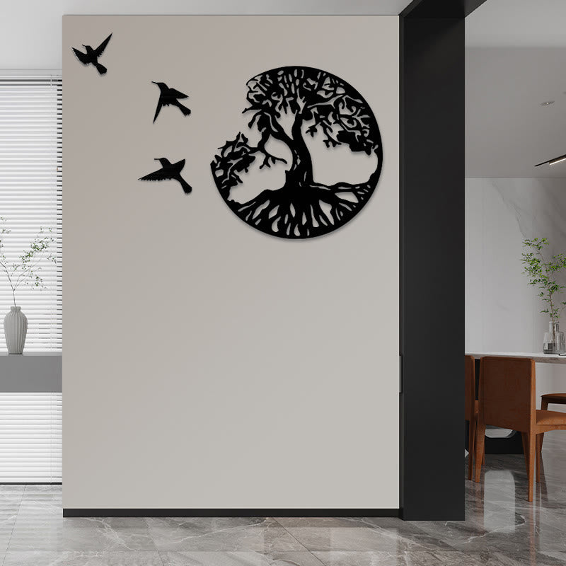Tree of Life Birds Creation Wall Art