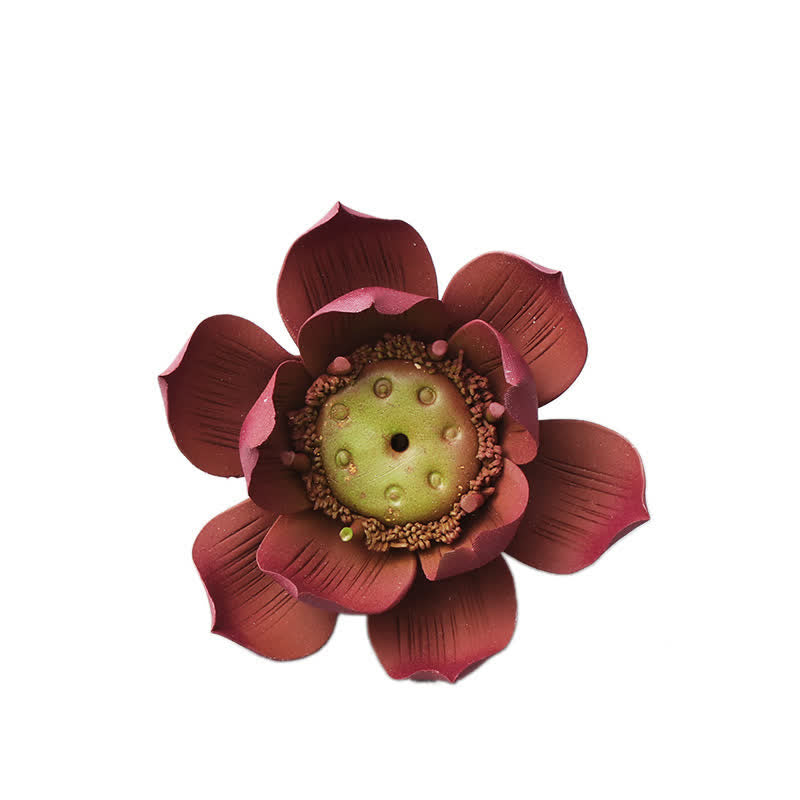 Intricate Tibetan Lotus Motif Incense Burner & Meditation Vessel