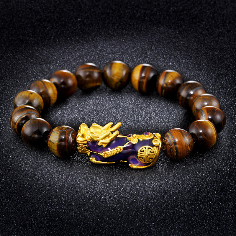 Tibetan Handcrafted Tiger Eye Feng Shui Bracelet