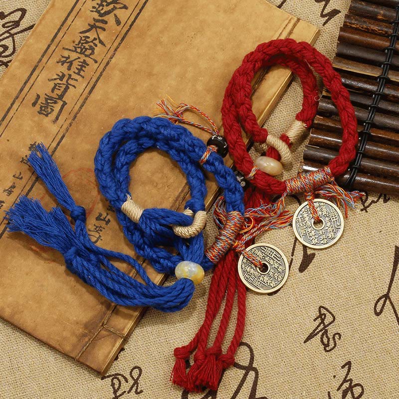 Mountain Ghosts Spend Money Ward Off Evil Spirits Handmade Bracelet