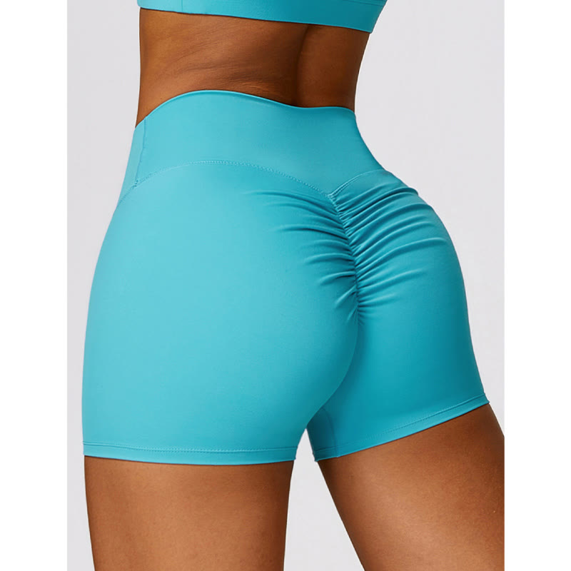 Gym Sports Yoga Backless Bra Crop Tank Top Breathable Shorts