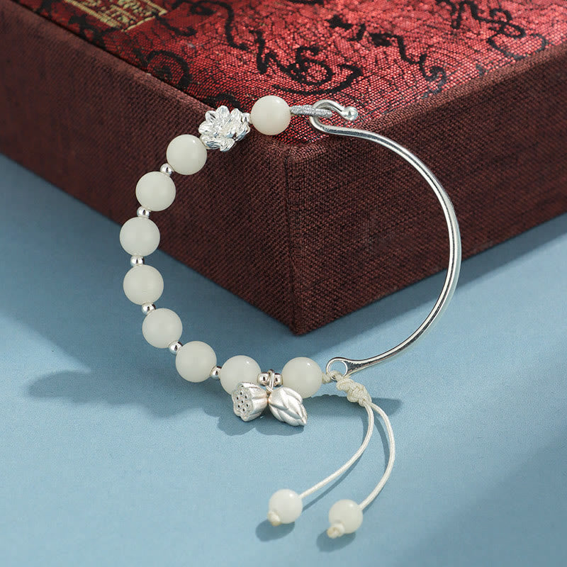 Bodhi Seed Butterfly Lotus Luck Wealth Bracelet Bangle