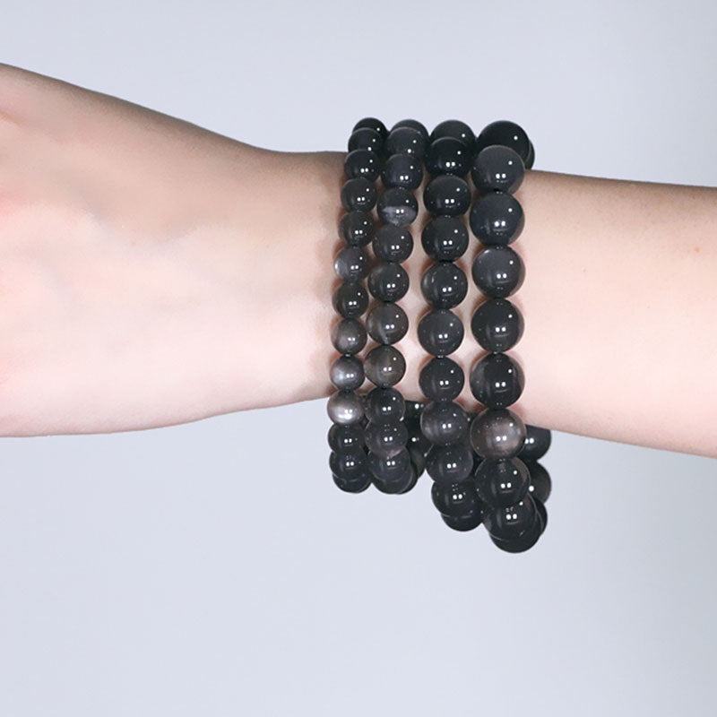 Natural Moonstone Beaded Bracelet for Emotional Harmony & Growth