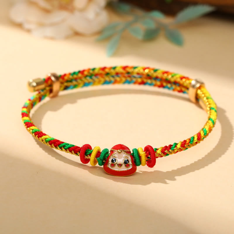 Colorful Rope Zongzi Pattern Luck Handmade Child Adult Bracelet