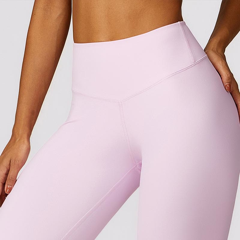 Women Short Sleeve T-Shirt Top High Waist Leggings Pants For Sports Yoga