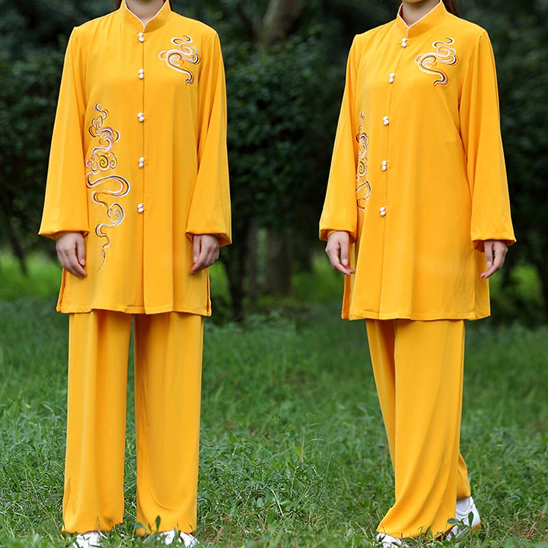 Handcrafted Breathable Unisex Meditation and Tai Chi Two-Piece Set