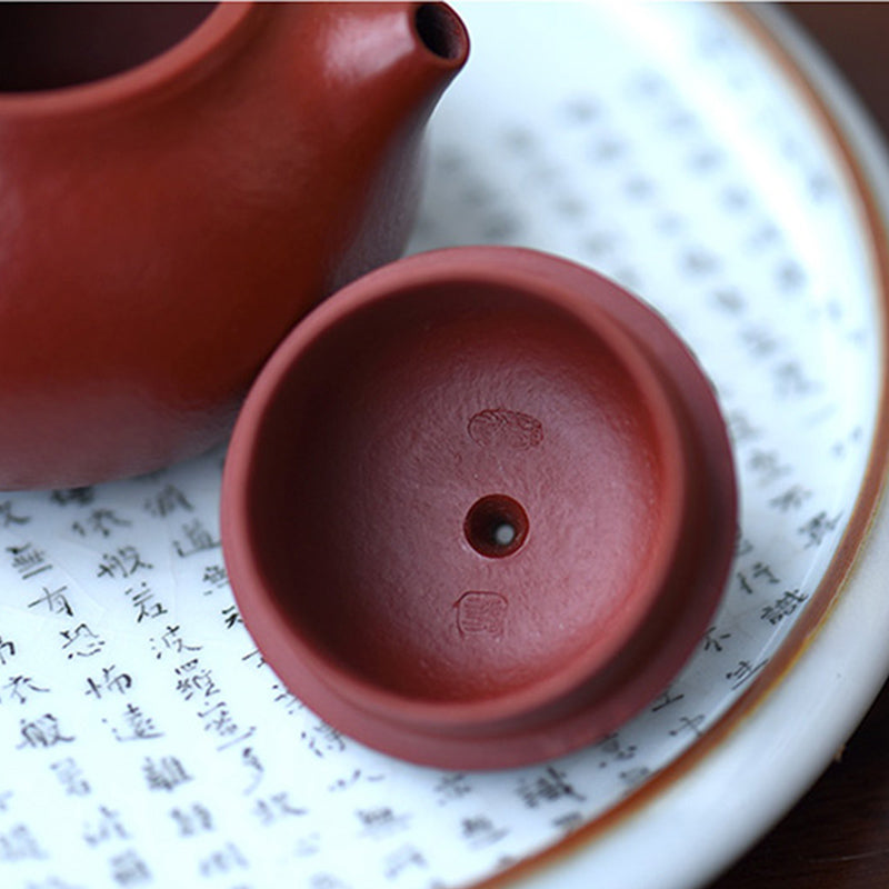 Yixing All Handmade Wen Dan Brown Purple Clay Kung Fu Teapot