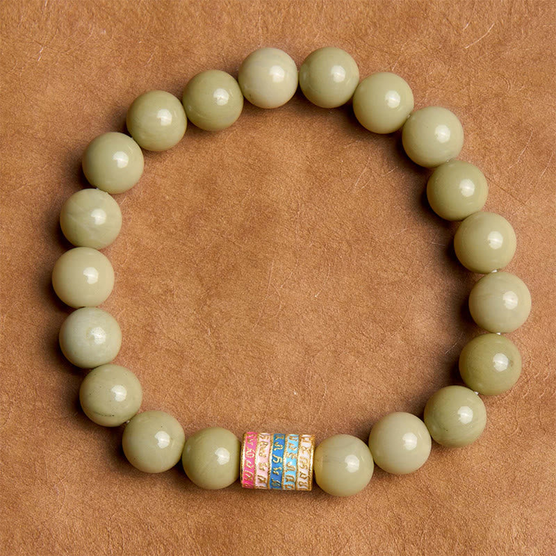 Natural Alashan Agate Bracelet for Strength & Resilience