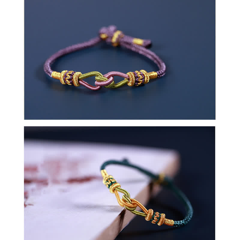 Handmade Braided Red String Knot Bracelet for Strength and Connection
