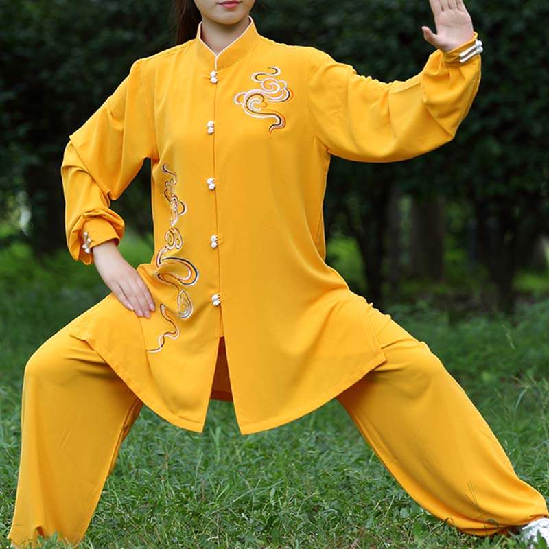 Handcrafted Breathable Unisex Meditation and Tai Chi Two-Piece Set
