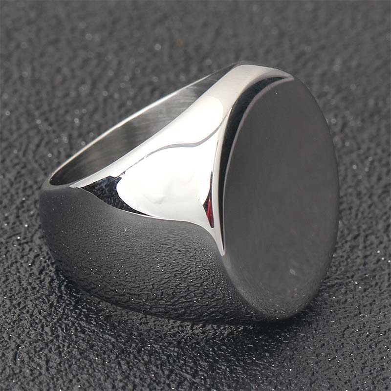 Titanium Steel 12 Constellations Zodiac Bagua Rotating Band Ring